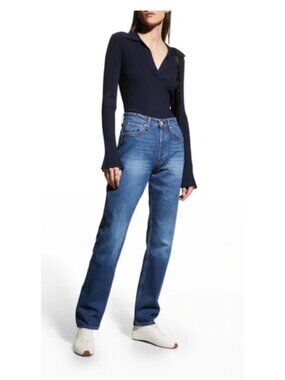 Rag Bone Maya High Rise Slim Jeans Womens 26 Jasper Wash Full Length Button Fly